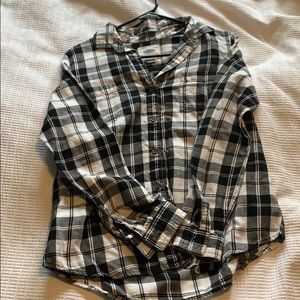 Black and white flannel